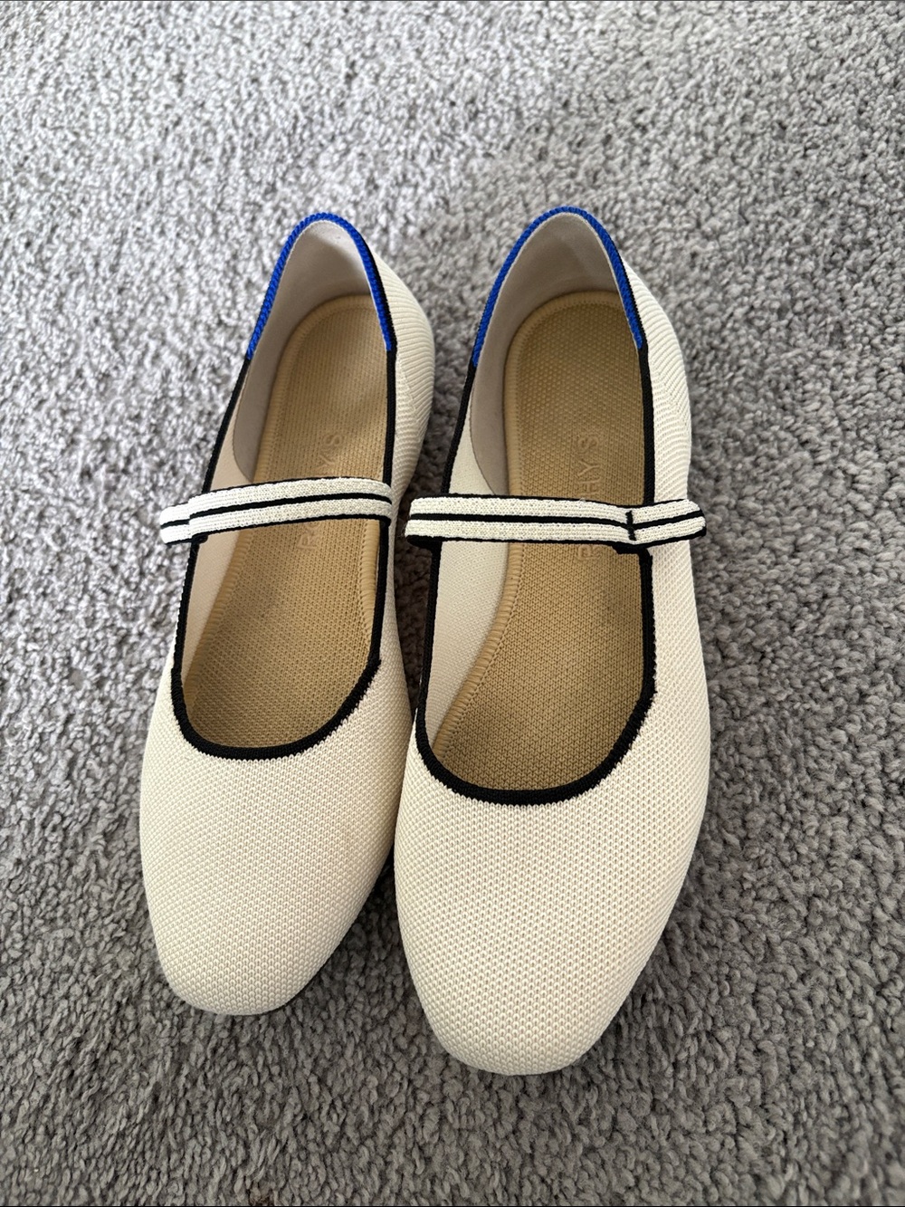 Rothy’s Women’s The Square Mary Jane In Gardenia